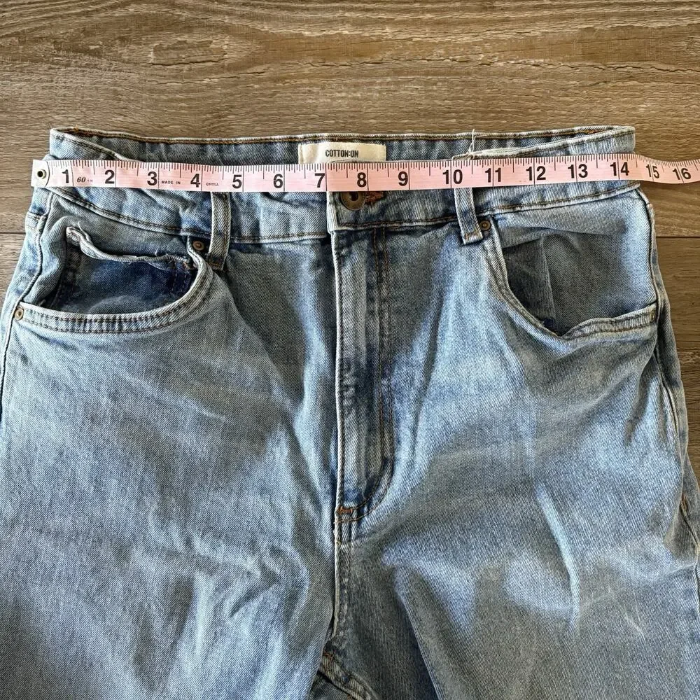 Cotton On Jeans | Womens 8 (29x31.5) | Original Flare Light Wash Stretch Denim - Picture 5 of 9